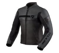 Giacca moto Invernale Sfoderabile Pelle Revit Mile Black TAGLIA 48