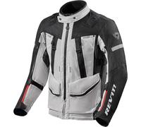 Giacca moto Invernale Sfoderabile Revit Sand 4 Silver Black Jacket taglia L