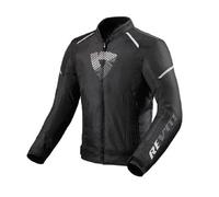 Giacca moto Invernale Sfoderabile Revit Sprint Black White H2O Jacket TAGLIA S