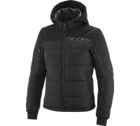 Ixon Aspen Giacca tessile impermeabile per motociclette, nero, taglia M per donne