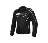 Ixon Flicker Giacca tessile moto, nero-bianco, taglia L per maschi