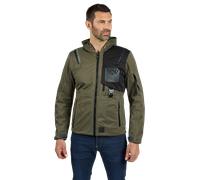 IXON Giacca moto M-Quarter tessile impermeabile Kaki-Nero M Uomo