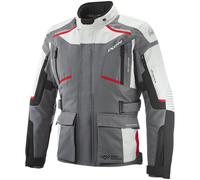 Giacca moto IXON Midgard grigio-nero-rosso 2XL