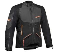 Giacca moto Ixon Ragnar 3 strati nero antracite arancione