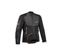 Ixon Ragnar Giacca tessile moto, nero-grigio-arancione, taglia L per maschi
