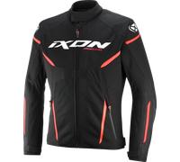 Ixon Striker 2 Air WP impermeabile Giacca tessile moto, nero/bianco/rosso, Taglia 3XL