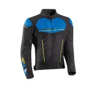 Ixon T-Rex Giacca tessile moto, nero-blu-giallo, taglia XL