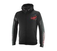 Ixon Touchdown Air Giacca tessile moto, nero-rosso, taglia XL per maschi