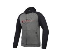 Ixon Touchdown Giacca tessile moto, nero-grigio, taglia 6XL per maschi