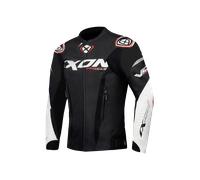 Ixon Vortex 3 Giacca in pelle moto, nero-bianco, taglia L per maschi