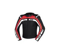IXS RS-500 1.0, giacca in pelle/tessuto 56 male Nero/Rosso/Bianco