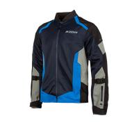 Klim Induction, giacca in tessuto 3XL male Blu Scuro/Blu/Grigio Chiaro/Nero