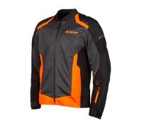 Klim Induction Giacca tessile moto, nero-grigio-arancione, taglia XL