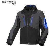 Giacca moto Macna Angle AWS Nero Grigio scuro Blu