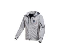 Macna Breeze Felpa con cappuccio e zip da moto, grigio, taglia 3XL per maschi