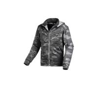 Macna District Camo Giacca tessile moto, nero-multicolore, taglia L