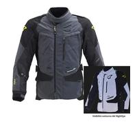 Giacca moto Macna Equator 3 strati Night Eye Nero grigio scuro M