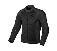 GIACCA MOTO MACNA GRISCO UOMO BLACK ESTIVA TRAFORATA TRASPIRANTE NERO