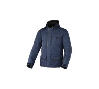 Macna Mondo 2.0 impermeabile Giacca tessile moto, blu scuro, Taglia M