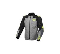 Giacca Moto Macna Notch Grigio/Nero/Giallo FluoL Grigio,Nero,Giallo Fluo