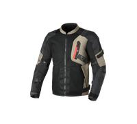Macna Raddic Giacca tessile moto, nero-beige, taglia S per maschi