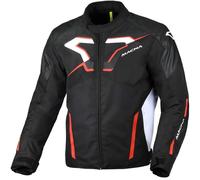 Giacca Moto Macna Tazar 2.0 Nero Bianco Rosso