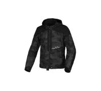 Macna Territor impermeabile Moto Tessile Giacca, nero/mimetismo, Taglia S