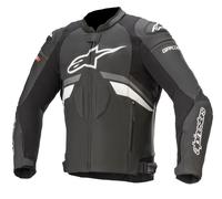 Giacca moto pelle Alpinestars GP PLUS R V3 Nero Grigio Scuro Bianco 52