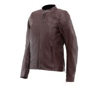 Dainese Itinere, giacca di pelle donna 40 female Rosso Scuro