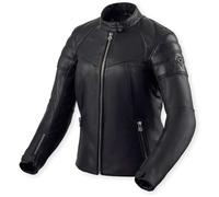 Giacca Moto Pelle Donna Revit London Ladies Nero
