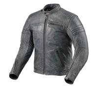 Giacca moto pelle Revit Restless Blu 50