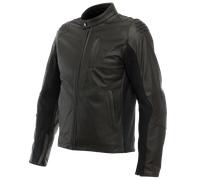 Dainese Istrice giacca in pelle moto traforata, marrone, taglia 58 per maschi