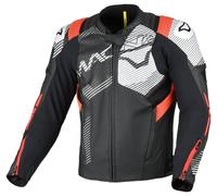 Giacca Moto Pelle Uomo Macna Ignite Black / Red