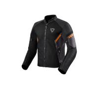 Giacca moto Revit GT-R Air 3 nero-arancio fluo S