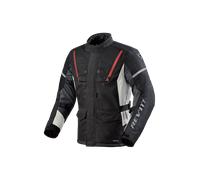 Revit Horizon 3 H20, giacca tessile impermeabile XXL male Nero/Grigio Chiaro/Rosso