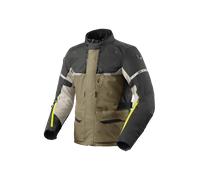 Revit Outback 4 H2O, giacca tessile impermeabile M male Olivae/Dark Grey/Light Grey