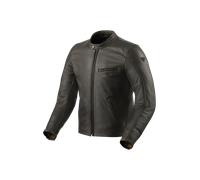Revit Rino Giacca in pelle moto, marrone, taglia 54