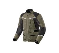 Revit Voltiac 3 H2O Giacca tessile moto, grigio-verde, taglia 4XL per maschi