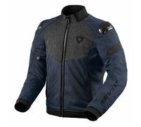 Giacca moto Revit Action H2O Nero Blu scuro