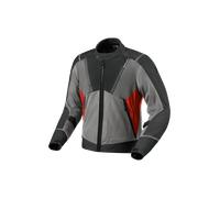 Revit Airwave 4 Giacca tessile da moto, grigio-rosso, taglia XL per maschi