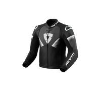 Revit Argon 2 giacca in pelle moto traforata, nero-bianco, taglia 54 per maschi