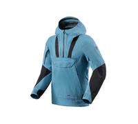 Revit Smock Blackwater 3 H2O giacca a vento impermeabile per moto, nero-blu, taglia L per maschi