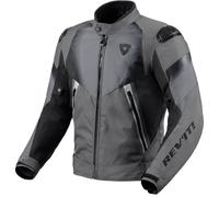 Giacca moto Revit Control H2O grigio-nera XL