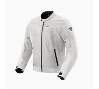 Giacca moto Revit ECLIPSE 2 GRIGIO CHIARO taglia XL SILVER jacket ESTIVE SUMMER