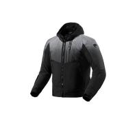 Revit Epsilon H2O impermeabile Giacca tessile moto, nero-grigio, taglia XL per maschi