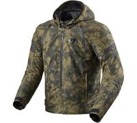 Revit Flare 3 H2O impermeabile Giacca tessile moto, verde, taglia M per maschi
