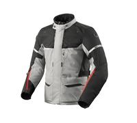 REV'IT! Revit Outback 4 H2O Giacca Tessile Moto (Silver/Black,L)