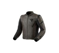 Giacca in pelle da moto Revit Parallax, marrone/nero, 56