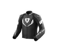 Revit Quantum 3, giacca in pelle 58 male Nero/Grigio/Bianco