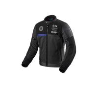 Revit Swiftblade Giacca tessile da moto, nero/blu, Taglia S